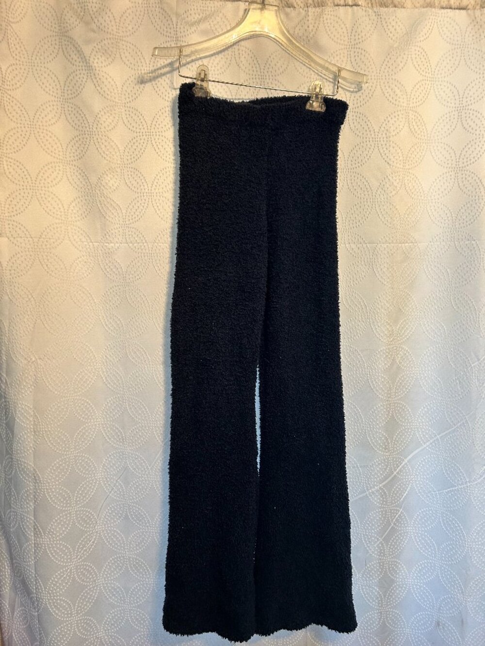 Garage Flared Dark Blue Fuzzy Sweat Pants Size Medium